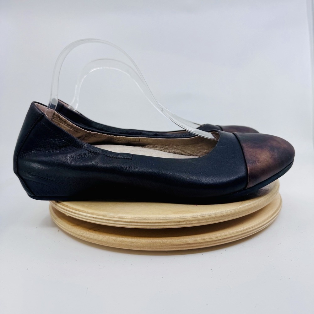 Dansko Lisanne Ballet Flats Women's 42 10.5-11 Black Bronze Comfort Shoes